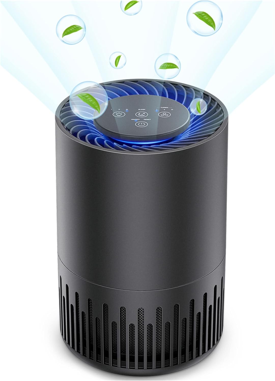 HEPA Air Purifier for Bedroom, Portable Air Cleaner with H13 HEPA Filter, 4 Fan Speeds