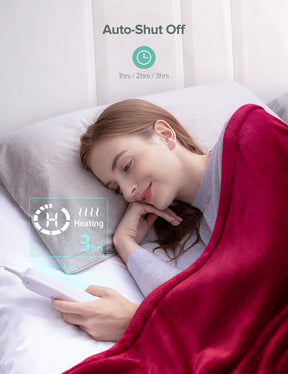 Electric Heated Blanket - Fast-Heating, Full Body Warming