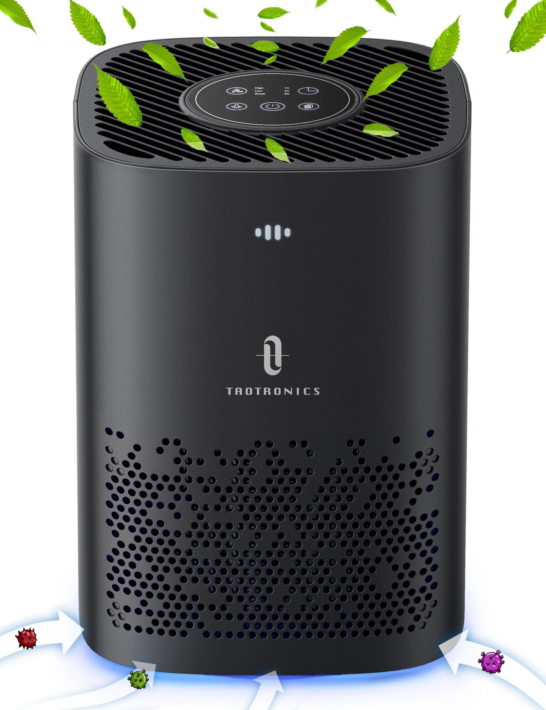 Air Purifier for Home, Quiet 24db for 224 sq.ft, Remove 99.97% Smoke, Allergies