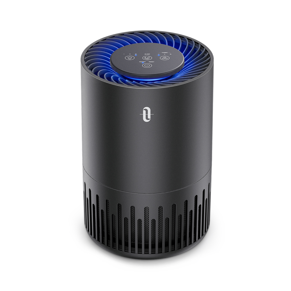 Air Purifier 001, Desktop Air Cleaner with 3-in-1 True HEPA Filter