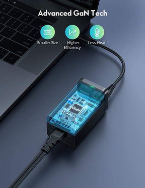 iPhone 13 PD Pioneer 65W 4-Port GaN Tech USB C Desktop Charger